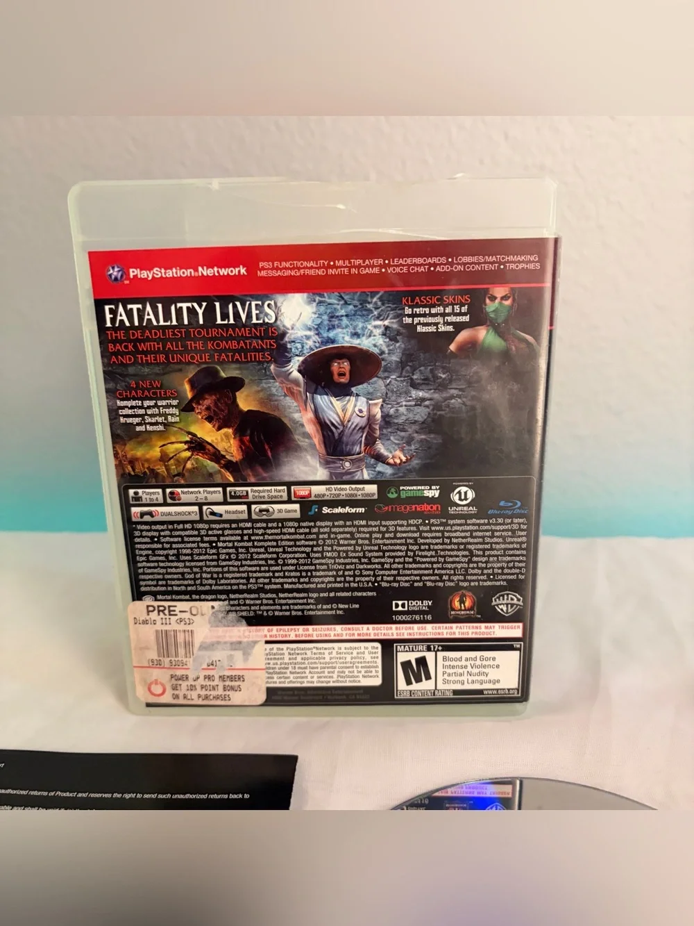 Sony mortal kombat